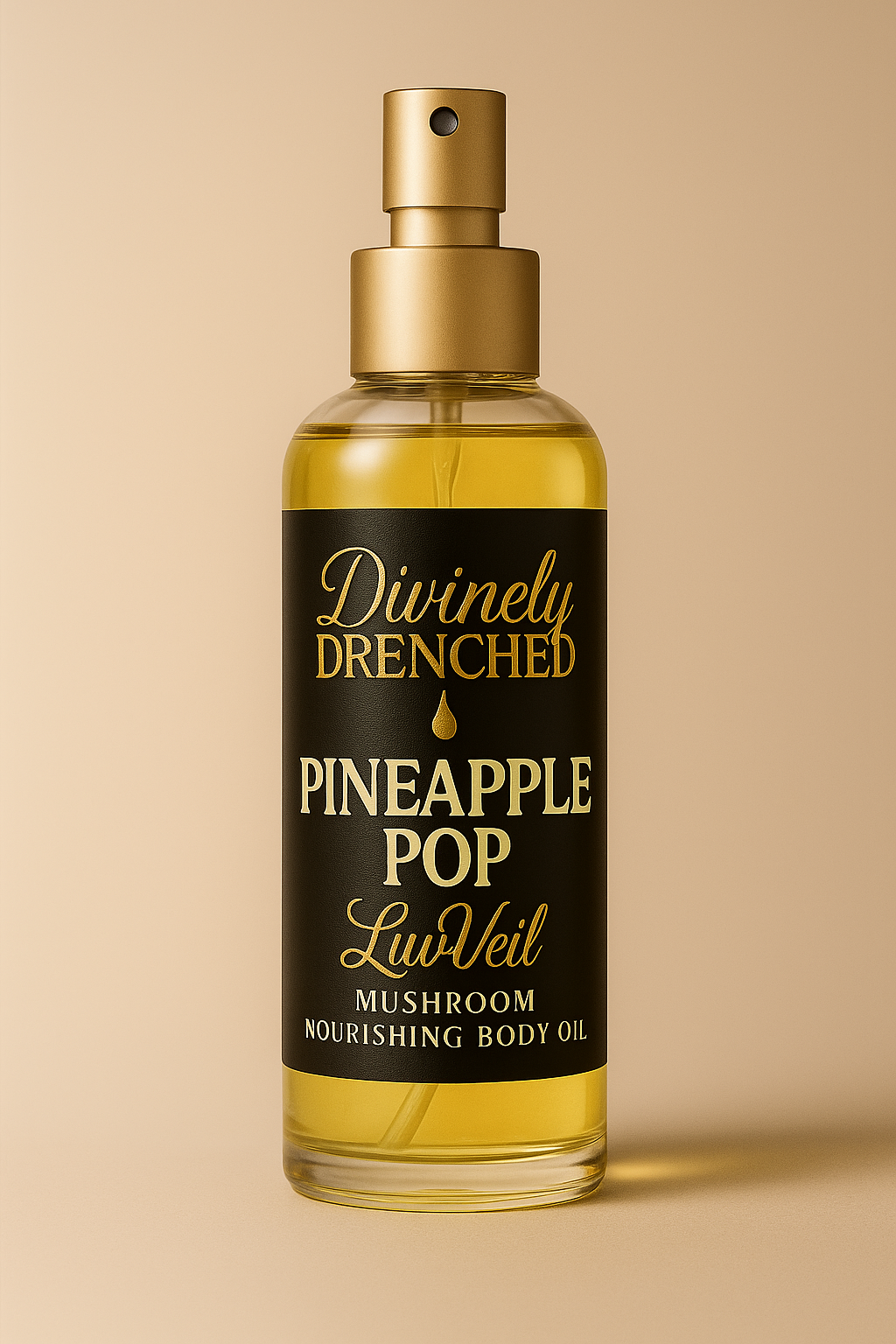Pineapple Pop🍍💥🍹LuvVeil Mushroom Nourishing Body Oil