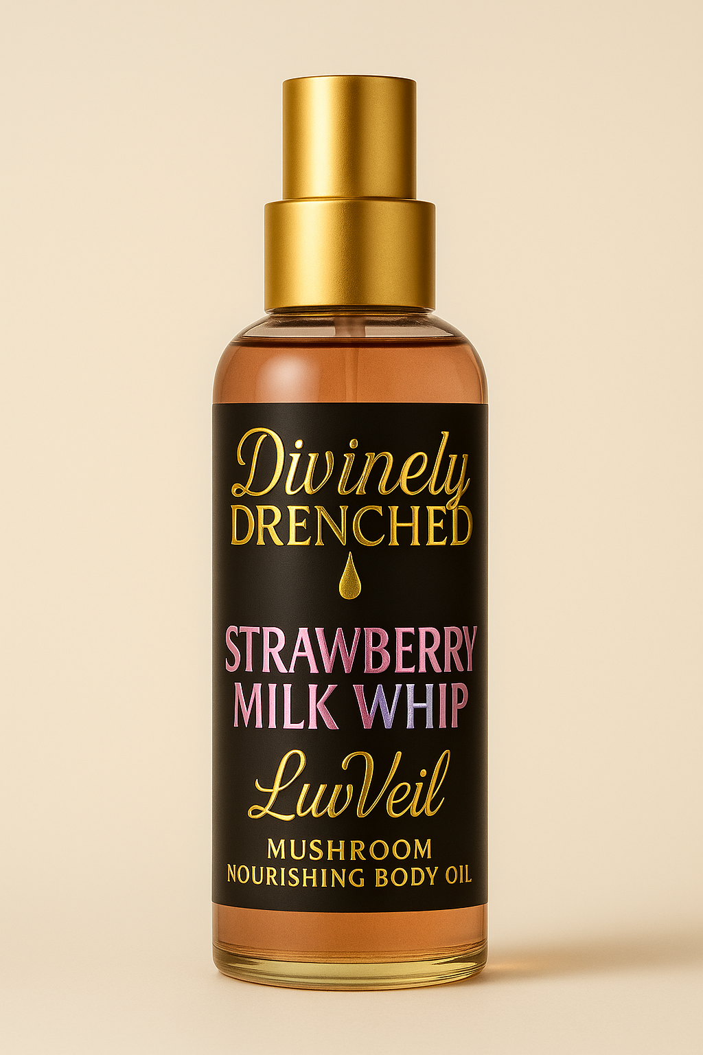 Strawberry Milk Whip 🍓 🥛 🍨LuvVeil Mushroom Nourishing Body Oil (Copy)