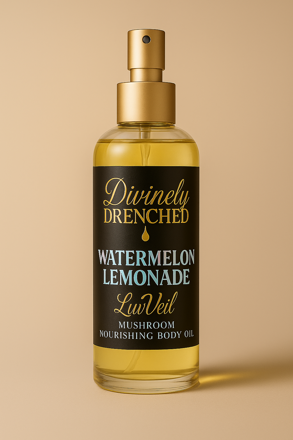 Watermelon Lemonade🍉🍋🍧 LuvVeil Mushroom Nourishing Body Oil