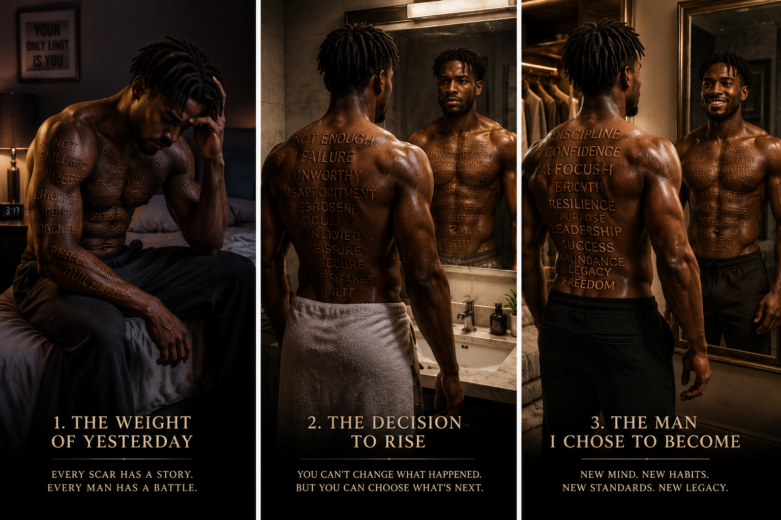 The Focused Flow™ Legacy In Motion 3 Piece Canvas Set