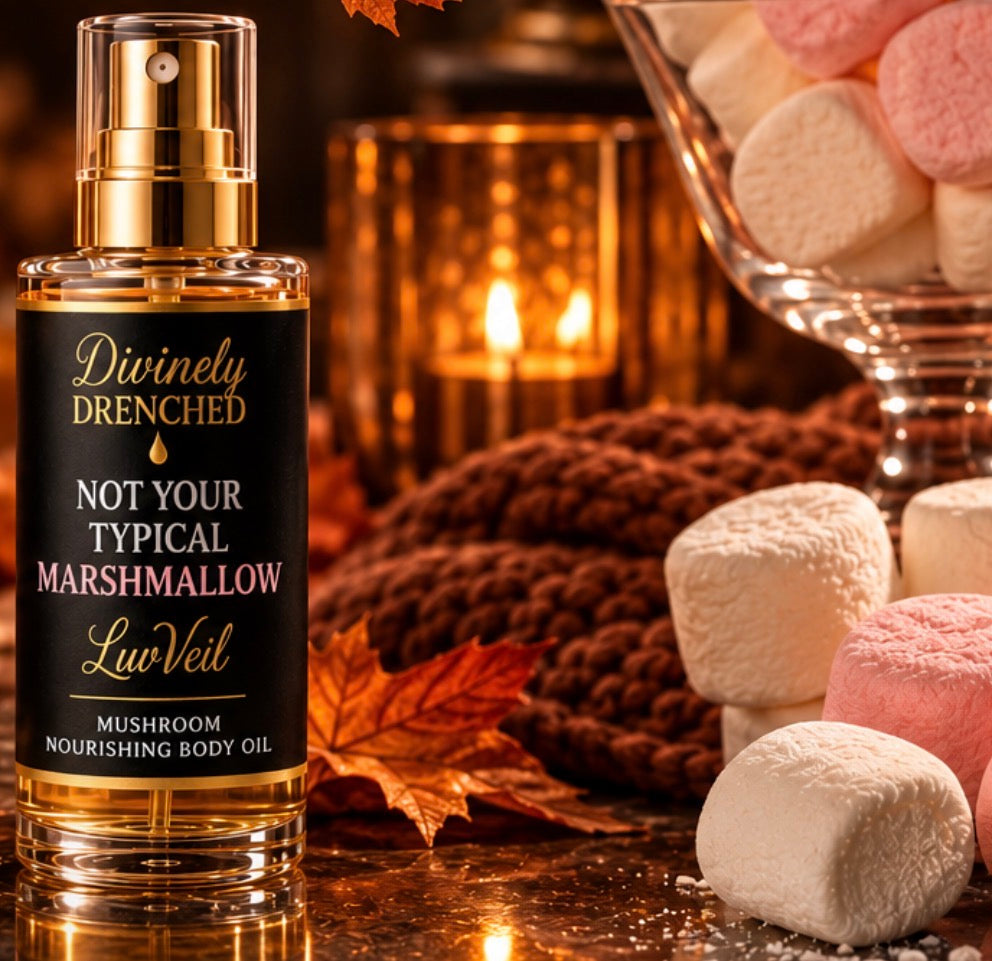 Not Your Average Marshmallow LuvVeil Mushroom Nourishing Body Oil