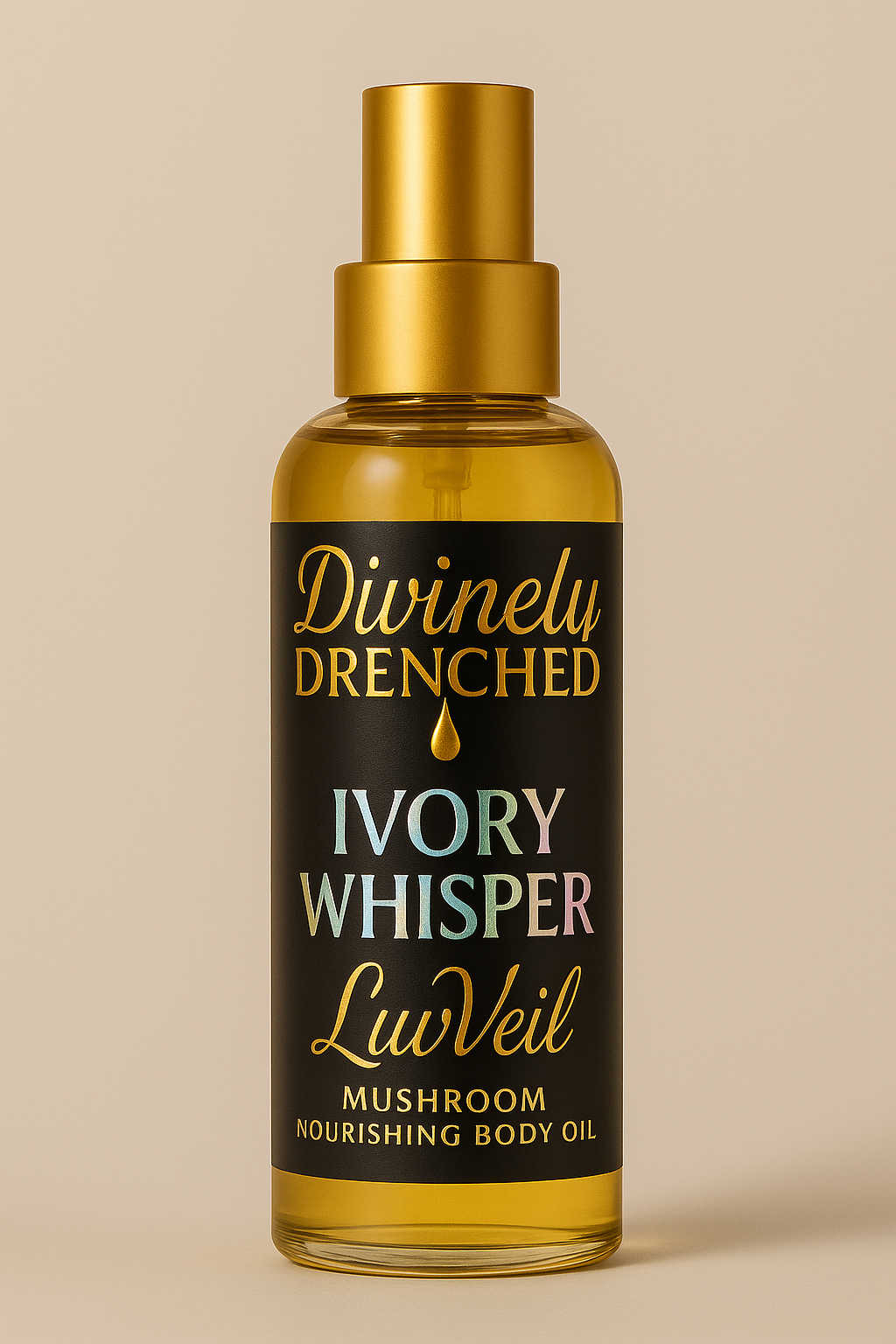 Ivory Whisper 🍐🪷🤫LuvVeil Mushroom Nourishing Body Oil
