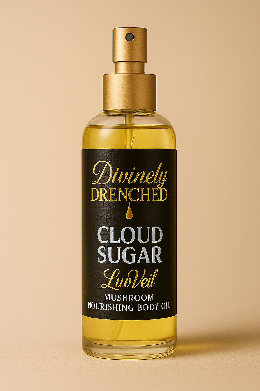 Cloud Sugar ☁️🍭 LuvVeil Mushroom Nourishing Body Oil