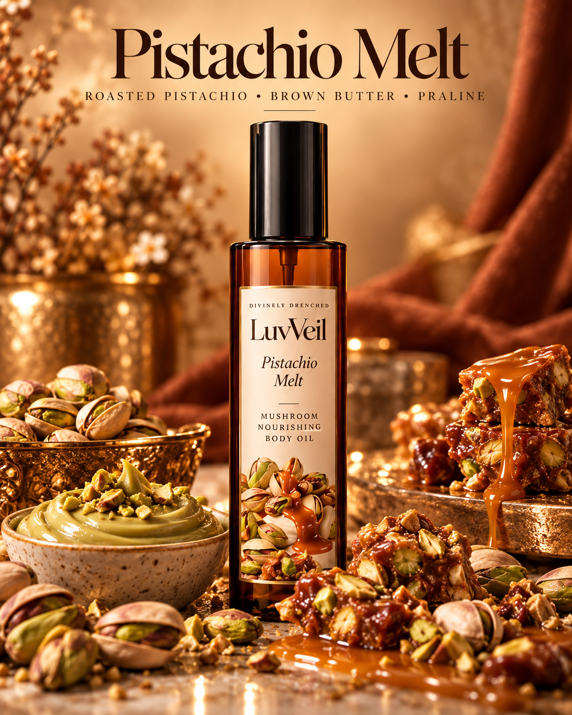 Pistachio Melt™ LuvVeil Mushroom Nourishing Body Oil
