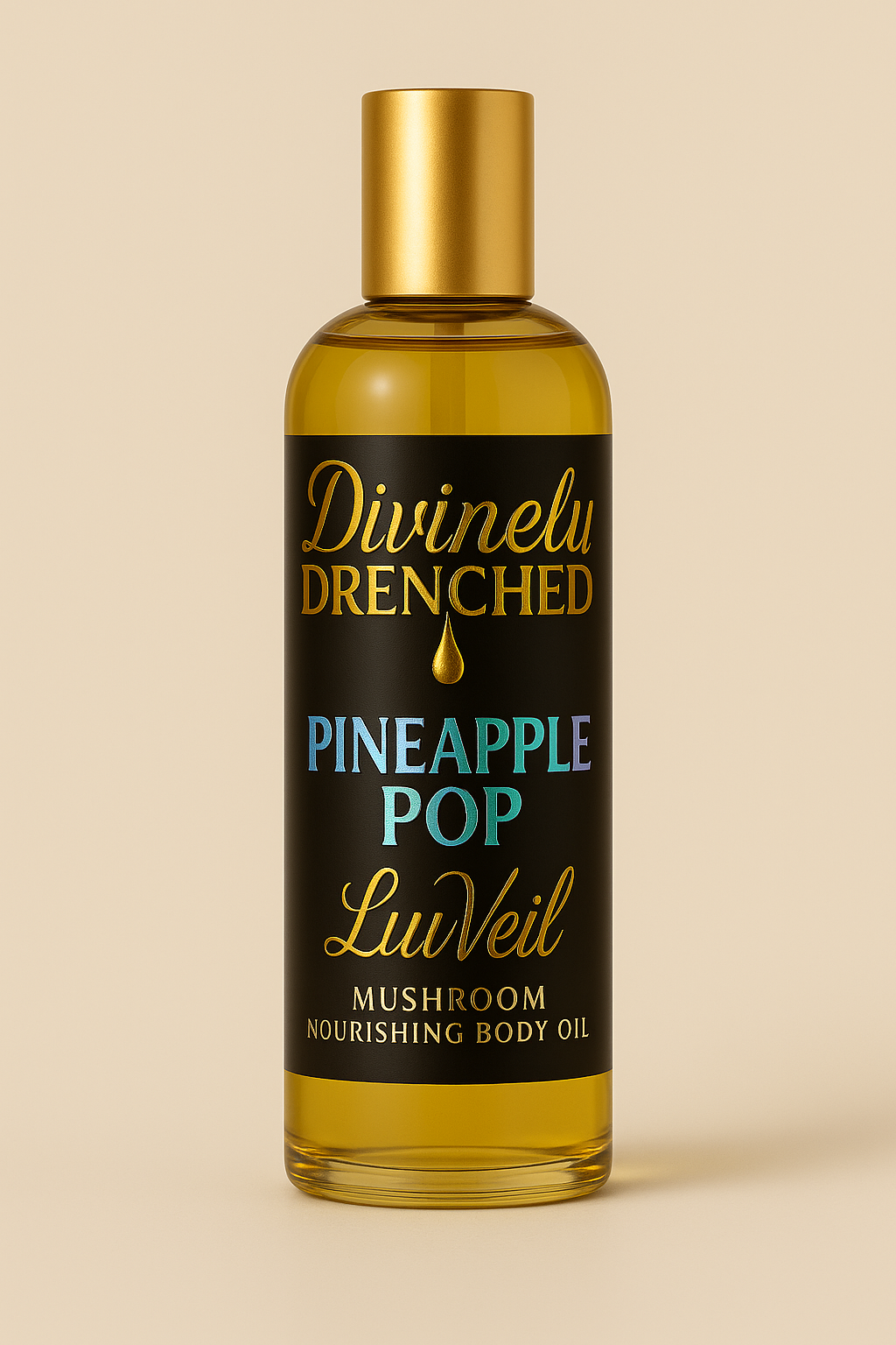 Pineapple Pop🍍💥🍹LuvVeil Mushroom Nourishing Body Oil