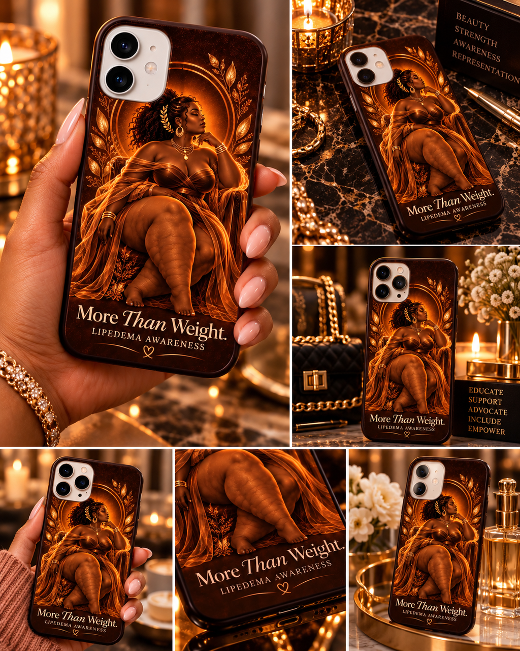 More Than Weight. | Lipedema Awareness Phone Case