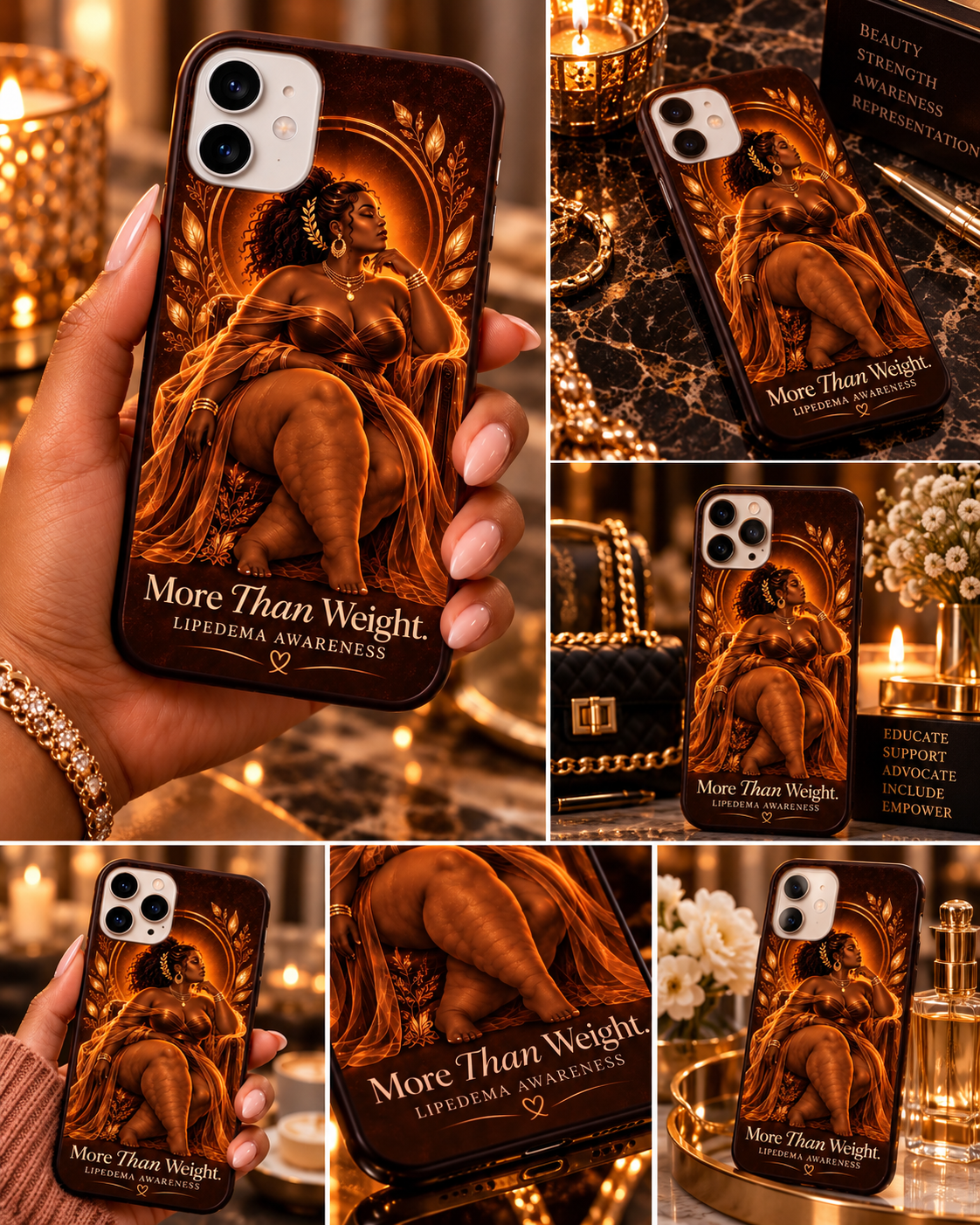 More Than Weight. | Lipedema Awareness Phone Case