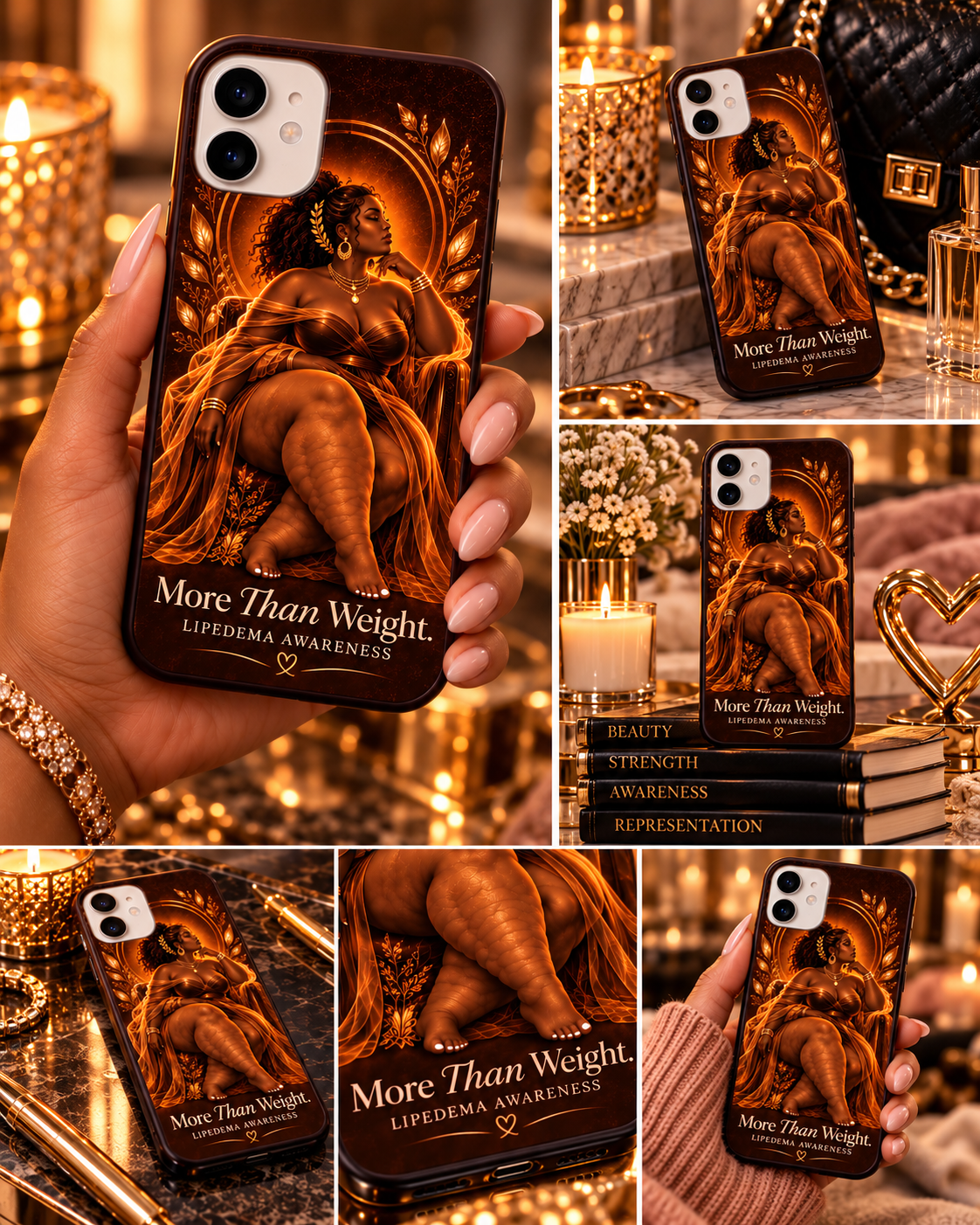 More Than Weight. | Lipedema Awareness Phone Case