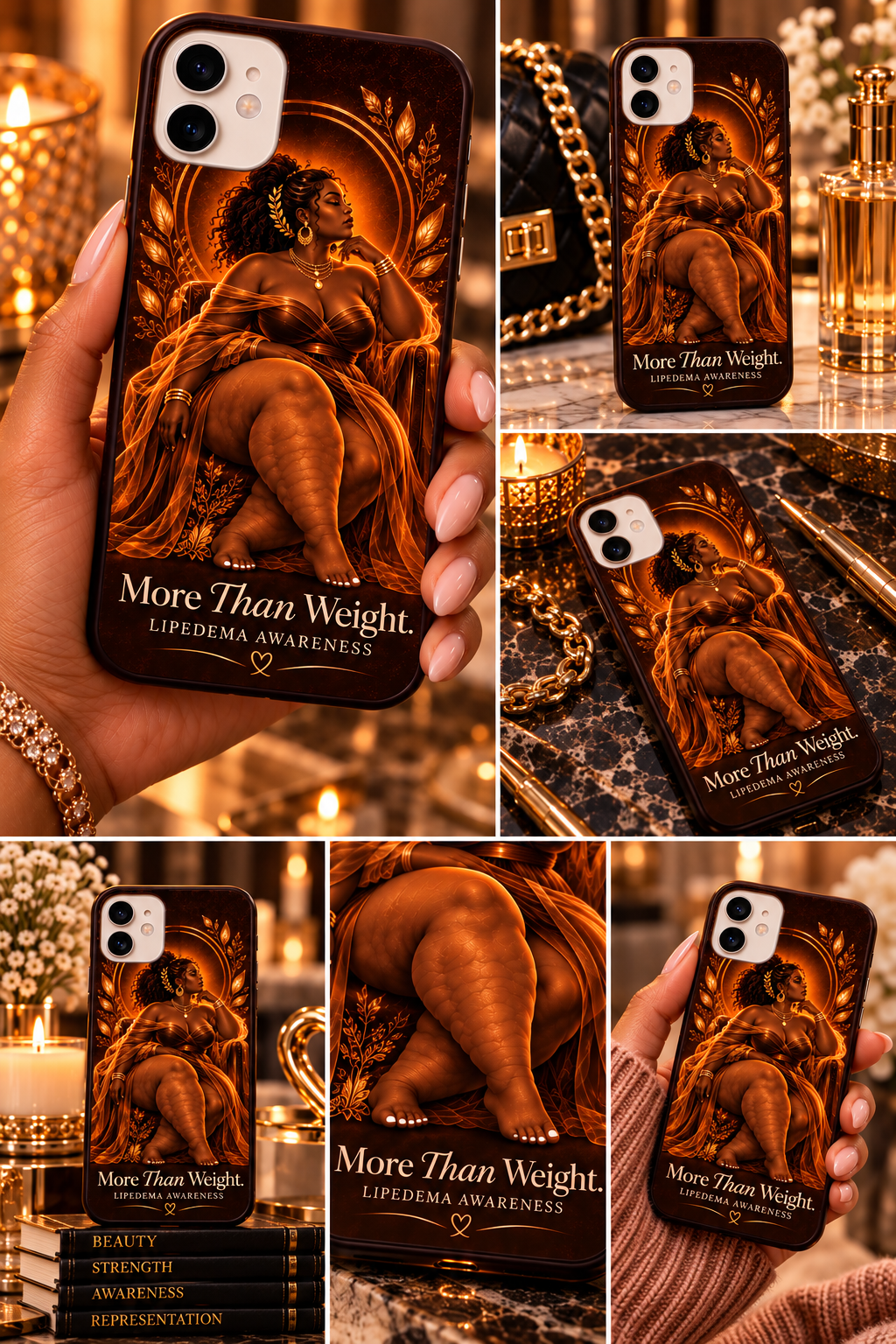More Than Weight. | Lipedema Awareness Phone Case