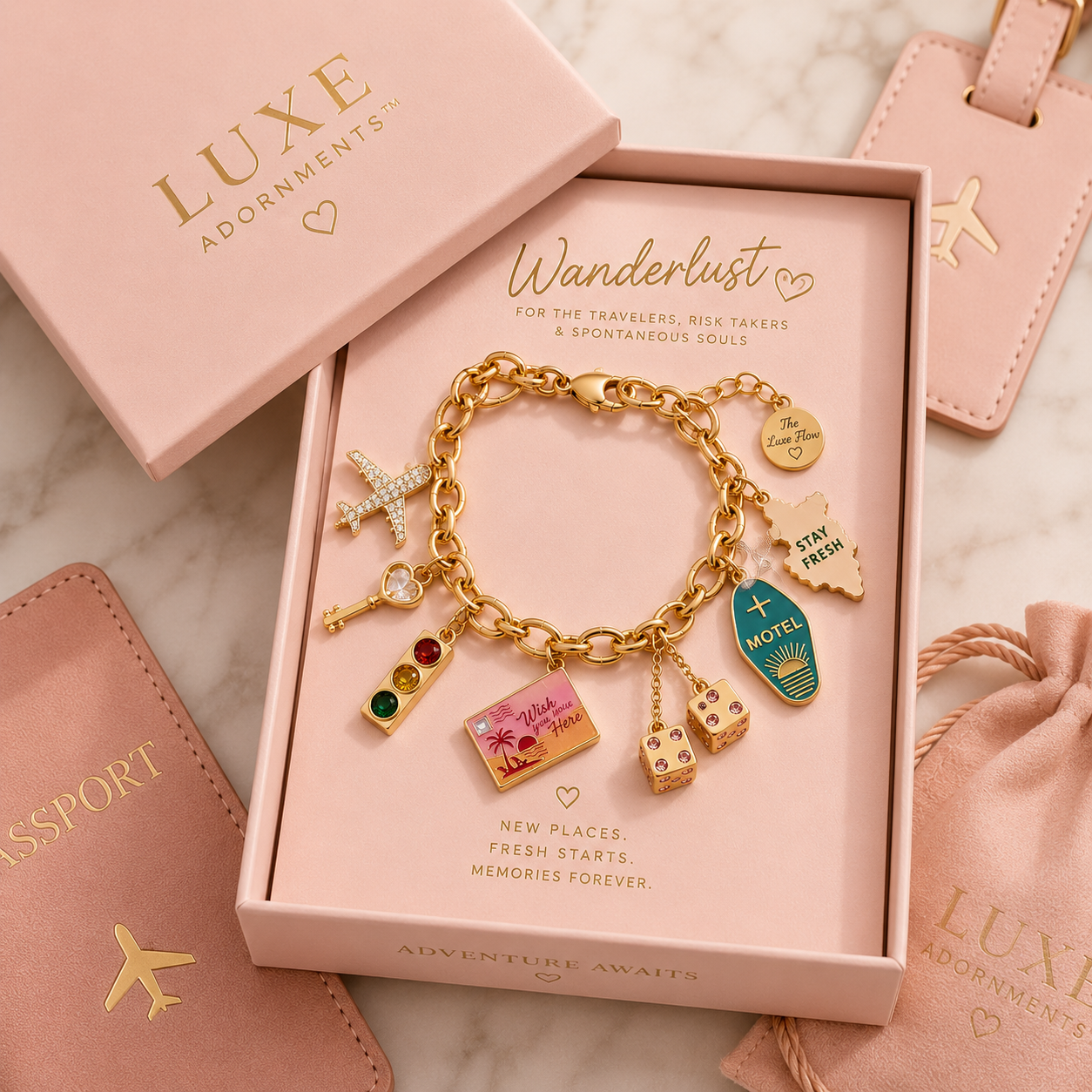 Adventure Awaits Charm Bracelet