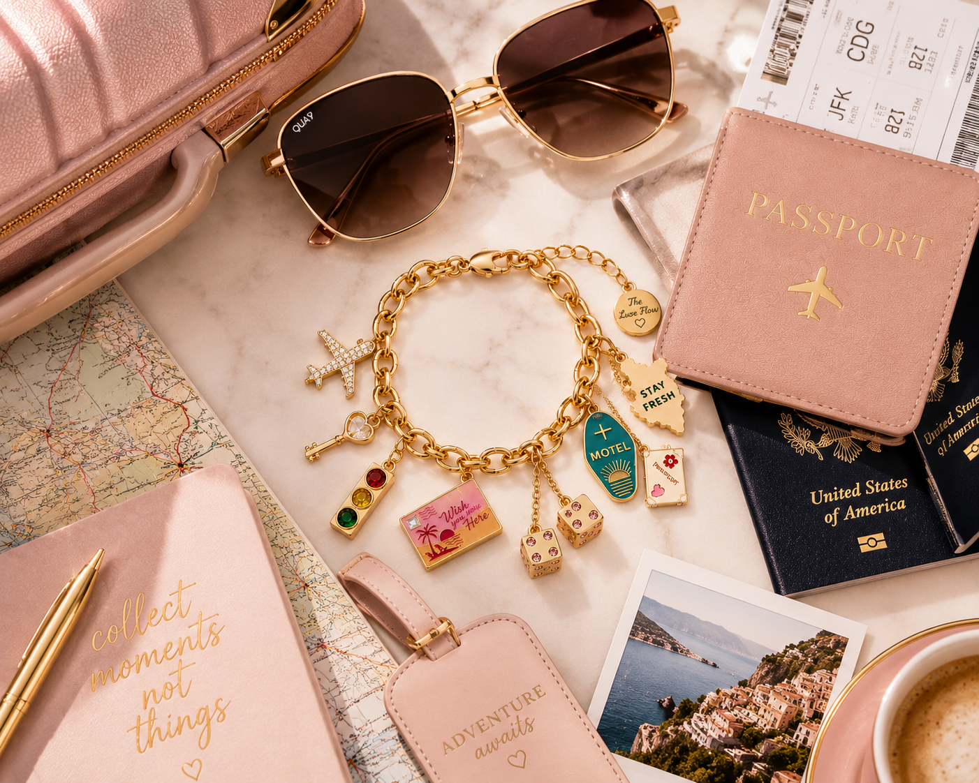 Adventure Awaits Charm Bracelet