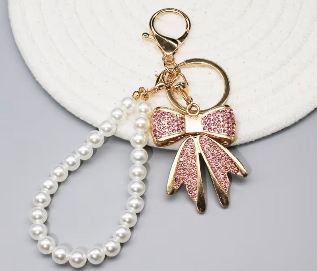 Blush Luxe Bow Charm