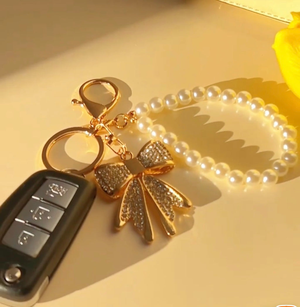 Blush Luxe Bow Charm